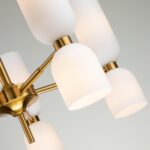 2876-5P, подвесная люстра, D680*H550/850, 10xE14x40W, excluded — изображение 5