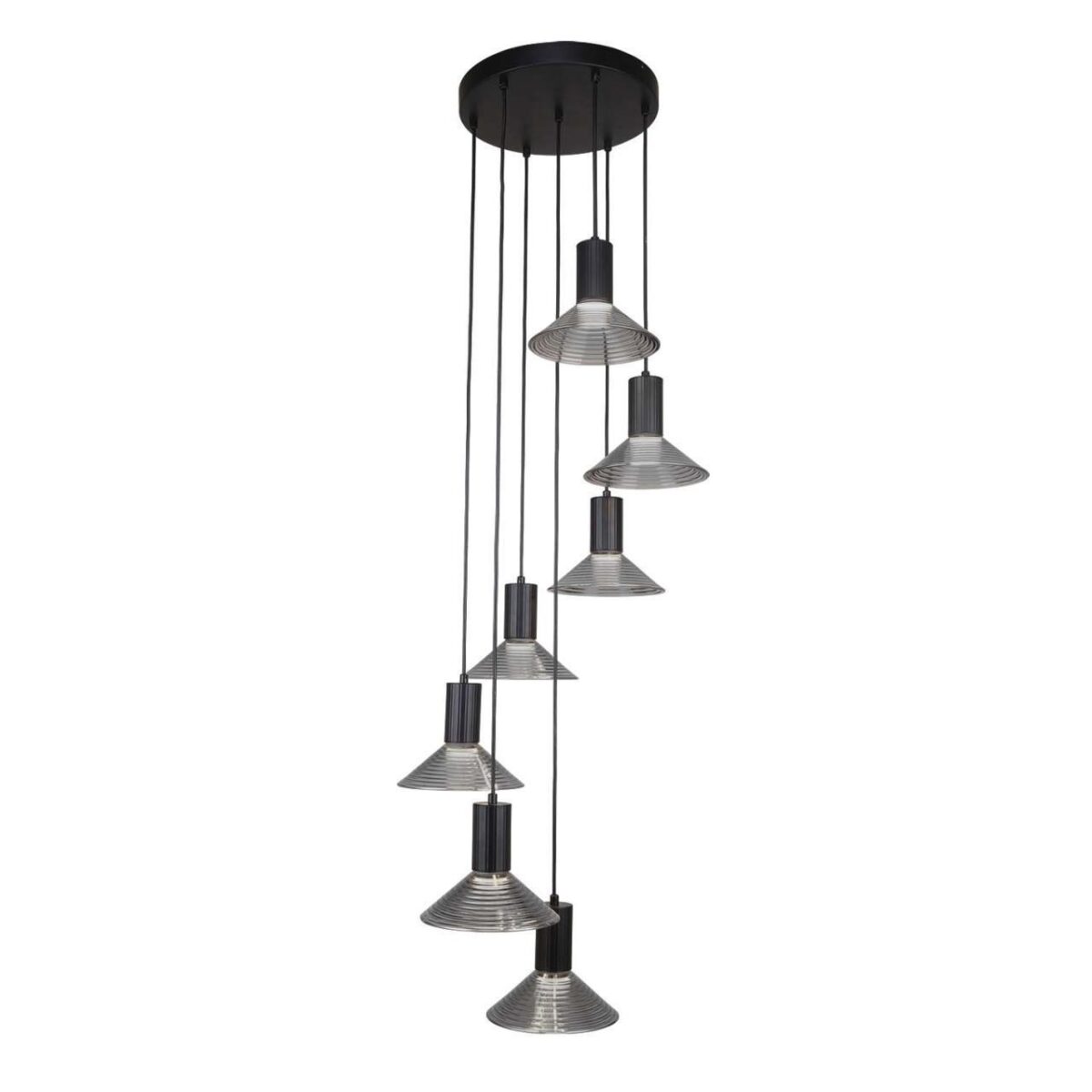 4622-7P, подвесная люстра, D440xH1200/1900, 7xLEDx6W, 3360LM, 3000K, included — изображение 2