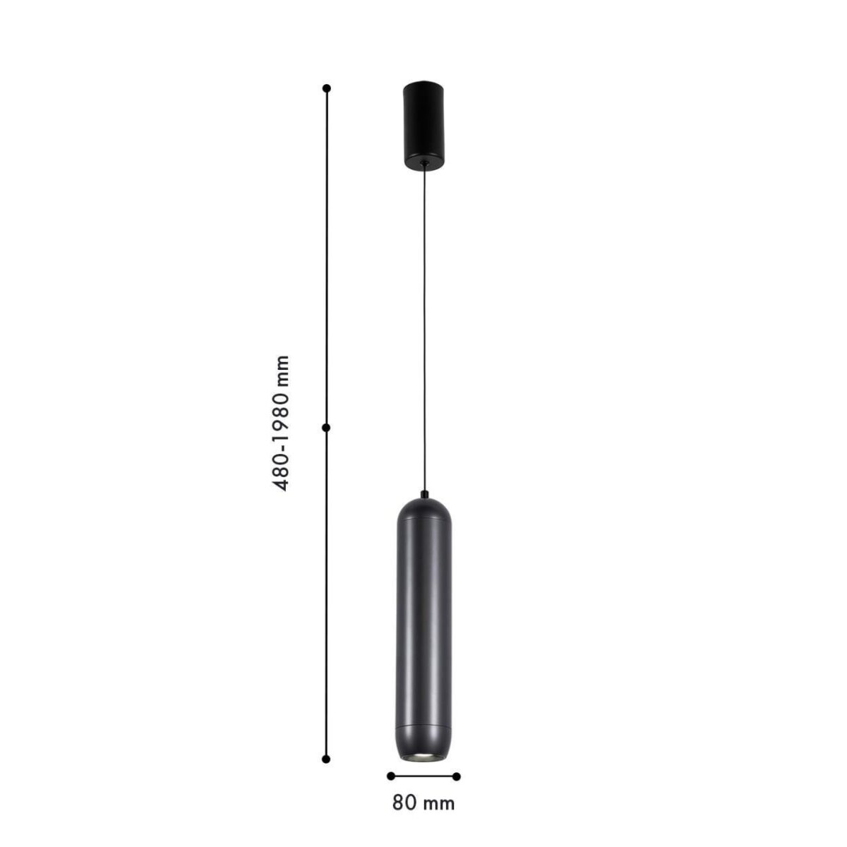 4294-1P, подвес, D80xH500/1800, LEDx5W, 450LM, 4000K, included — изображение 3