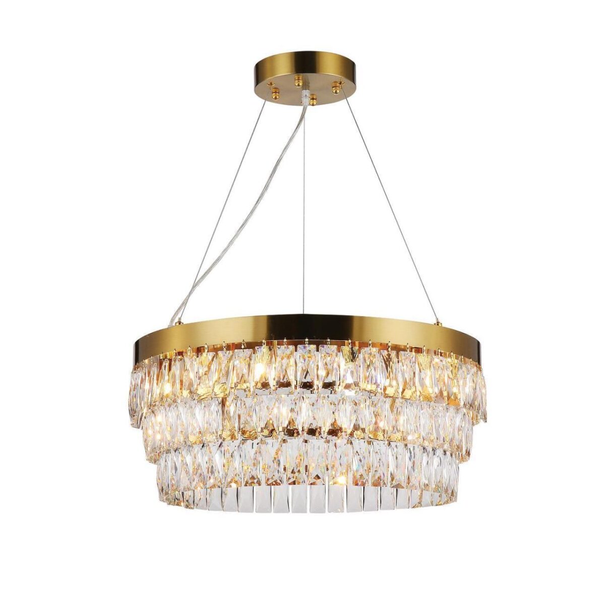 2206-12P, люстра подвесная, D600xH260/1760, 12xG9x40W, excluded — изображение 1