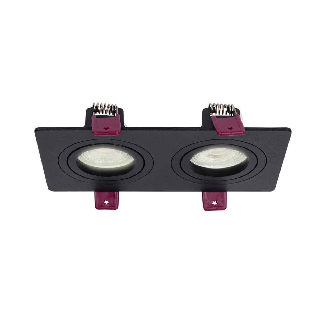 4646-2C, врезной светильник, L172xW92xH28, cutout:L150xW75, 2xGU10x35W, IP20, excluded — изображение 1