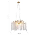 4134-6P, подвесная люстра, D650xH350/1200, 6xE14x60W, excluded — изображение 3