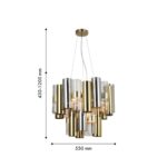 4477-8P, подвесная люстра, D550xH430/1200, 8xE14x60W, excluded — изображение 2