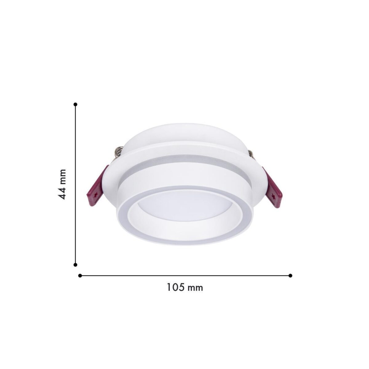 4539-1C, врезной светильник, D105xH44, cutout:D90, 1xGX53LEDx15W, IP20, excluded — изображение 3