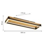 4434-3C, потолочный светильник, L800xW170xH80, LEDx56W, 4300LM, 3000-6000K, included, remote control — изображение 3