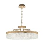 4304-8P, подвесная люстра, D805xH365/1185, LEDx80W, 4200LM, 3000K/4000K/6000K, included