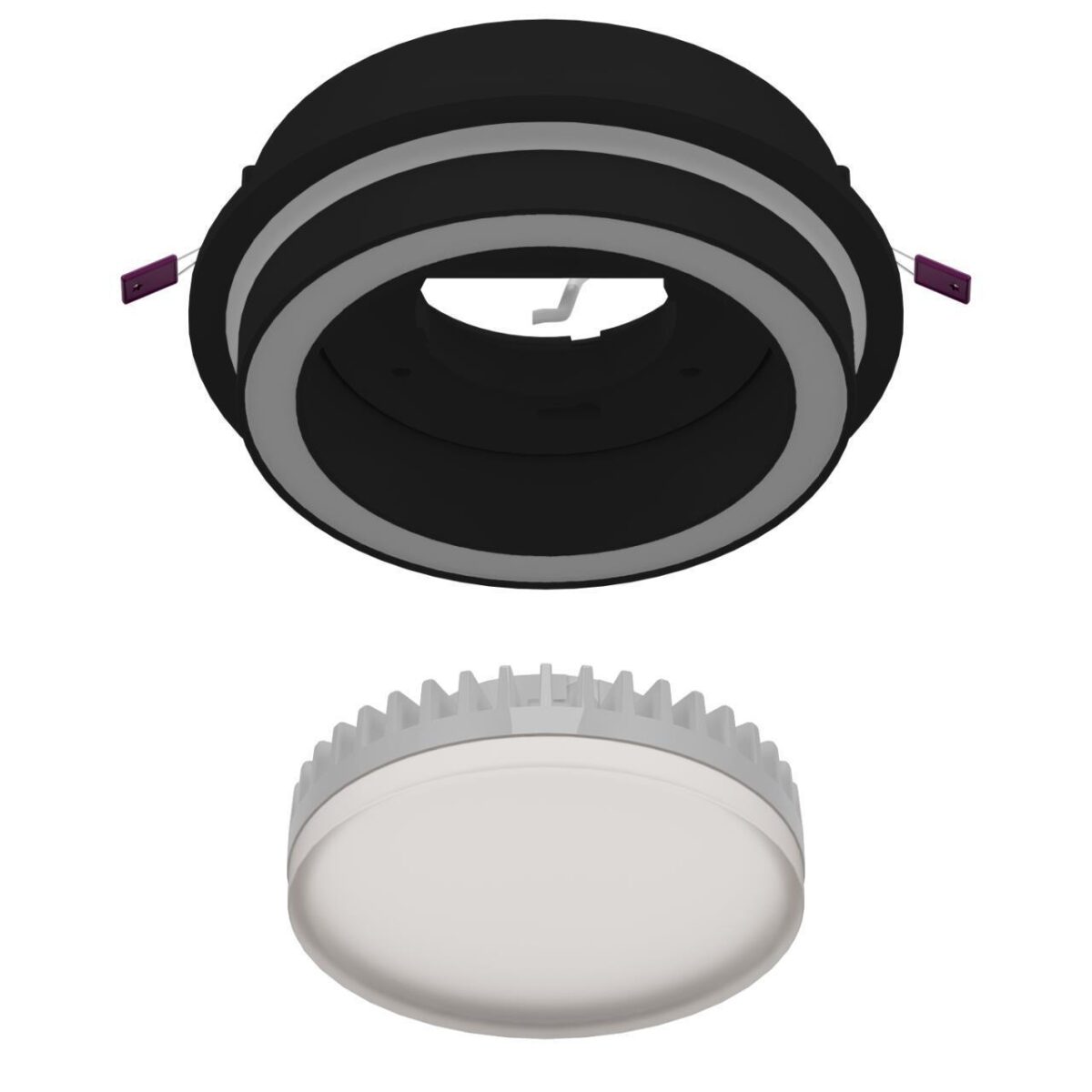 4540-1C, врезной светильник, D105xH44, cutout:D90, 1xGX53LEDx15W, IP20, excluded — изображение 6