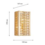 4206-2W, настенный светильник, D110xW170xH290, 2xE14x40W, excluded — изображение 3