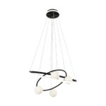 4183-6P, подвесная люстра, D600xH150/1200, 4xG9LEDx10W, excluded + LEDx70W + LEDx20W, 4050LM, 3000-6000K, included, remote control