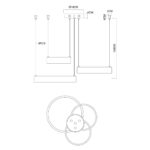 4591-220-3BL, потолочная чаша, D220xH40, цвет черный — изображение 6