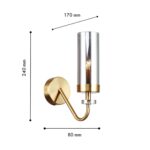 4620-1W, настенный светильник, D170xW80xH240, 1xE14x40W, excluded — изображение 3