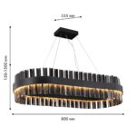 4262-8P, подвесная люстра, L800xW335xH150/1500, LEDx27W, 2160LM, 4000K, included — изображение 2