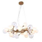 2515-15P, люстра подвесная, D850xH460/1100, 15xG9x40W, excluded