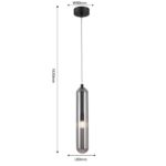 4454-1P, подвес, D60xH480/1630, 1xG9x28W, excluded — изображение 3