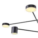 3094-8P, потолочная люстра, D1100xH570/870, 4xLEDx5W + 4xLEDx7W, 1952LM, 4000K, included