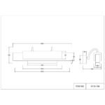4110-1W, настенный светильник, D180xW600xH165, LEDx18W, 500LM, 4000K, included — изображение 5