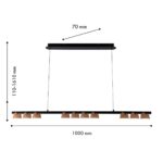 4266-10P, подвесная люстра, L1350xW70xH110/1610, LEDx48W, 2065LM, 4000K, included — изображение 3