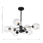 2626-8P, подвесная люстра, D850xH550/820, 8xE27x40W, excluded — изображение 3