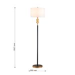 2624-4F, напольный светильник, D350xH1530, 4xE14x40W, excluded — изображение 3