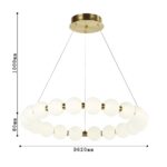 4014-6P, подвесная люстра, D620xH80/1080, LEDx48W, 3840LM, 4000K, included — изображение 3