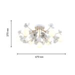 4081-7P, потолочная люстра, D670xH270, 7xE27x60W, excluded — изображение 3