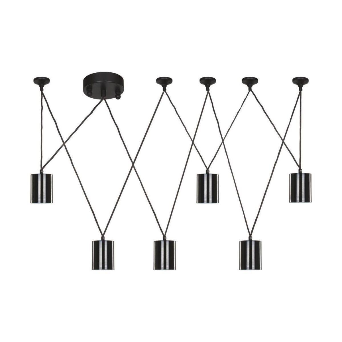 1441-6P, подвесная люстра, D500/1000xH1000, 6xGU10LEDx5W, 2400LM, 3000K, included — изображение 1