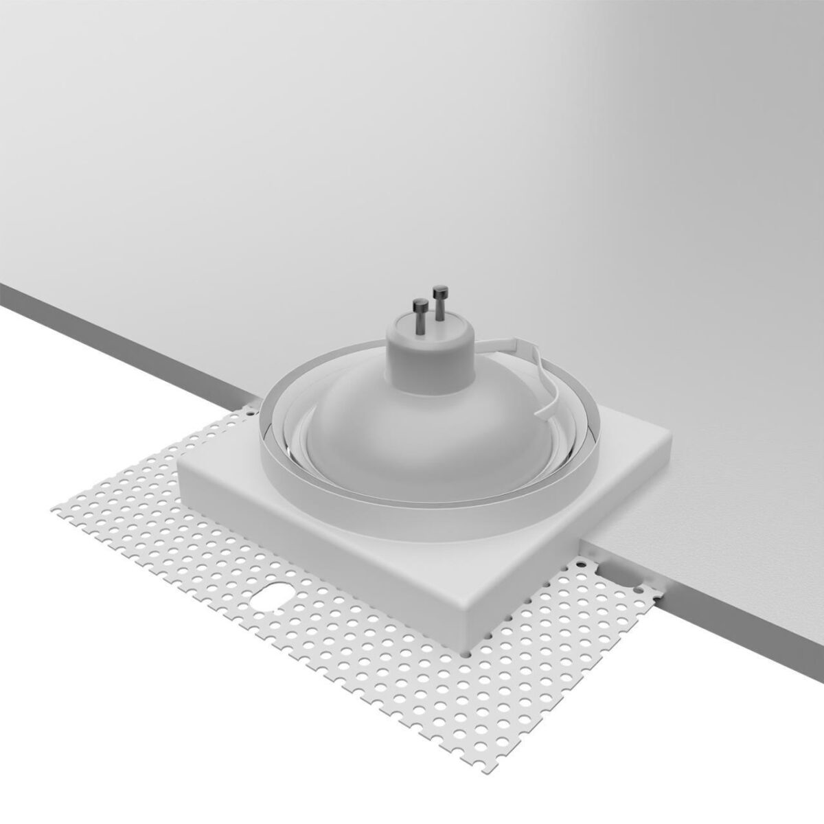 4534-1C, врезной светильник под штукатурку, L125xW125xH36, cutout:L80xW80, 1xGU10x35W, IP20, excluded — изображение 4