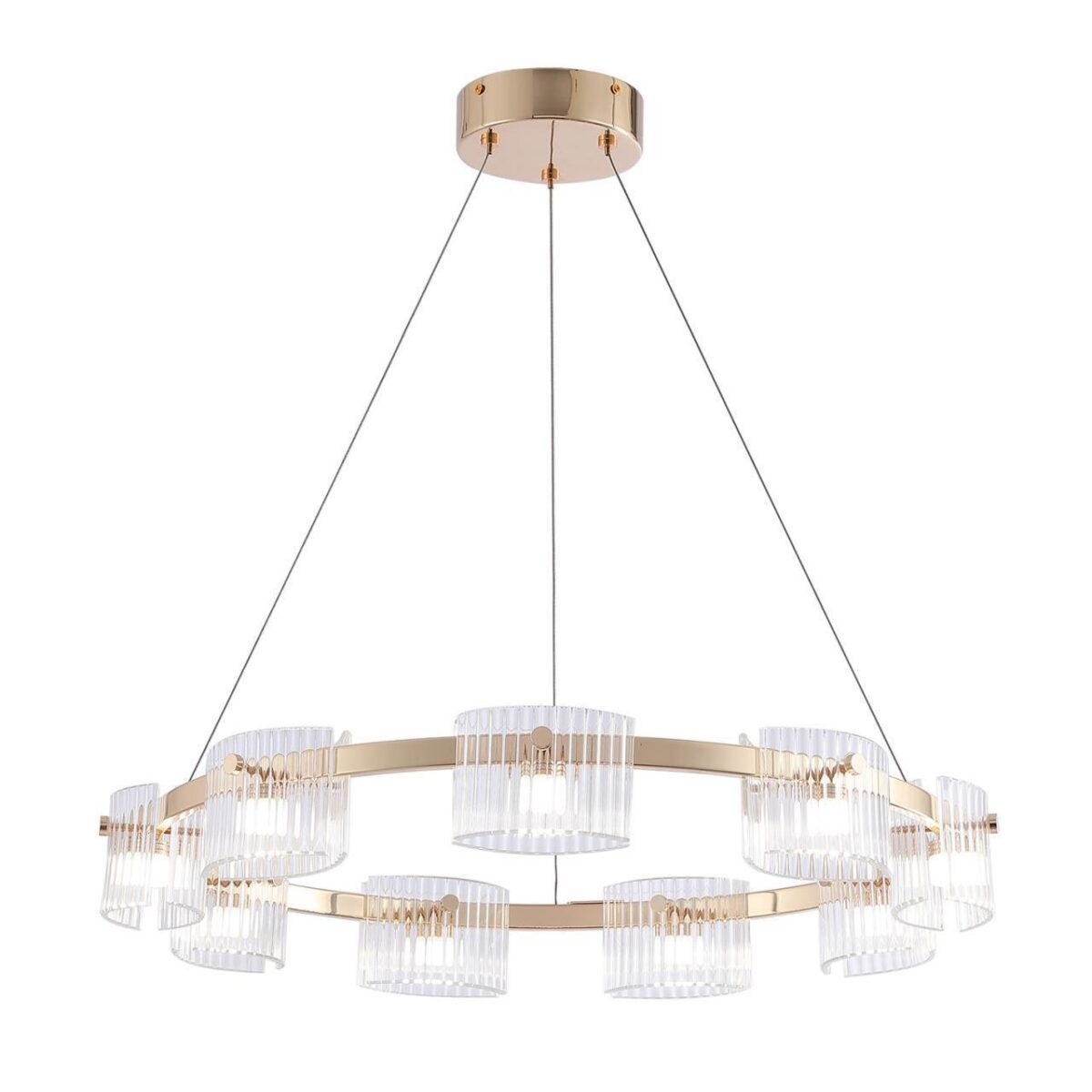 4248-9P, подвесная люстра, D620xH1300/1500, 9xLEDx5.5W, 1080LM, 4000K, included 4248-9P, подвесная люстра, D620xH1300/1500, 9xLEDx5.5W, 1080LM, 4000K, included — изображение 1