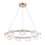 4248-9P, подвесная люстра, D620xH1300/1500, 9xLEDx5.5W, 1080LM, 4000K, included