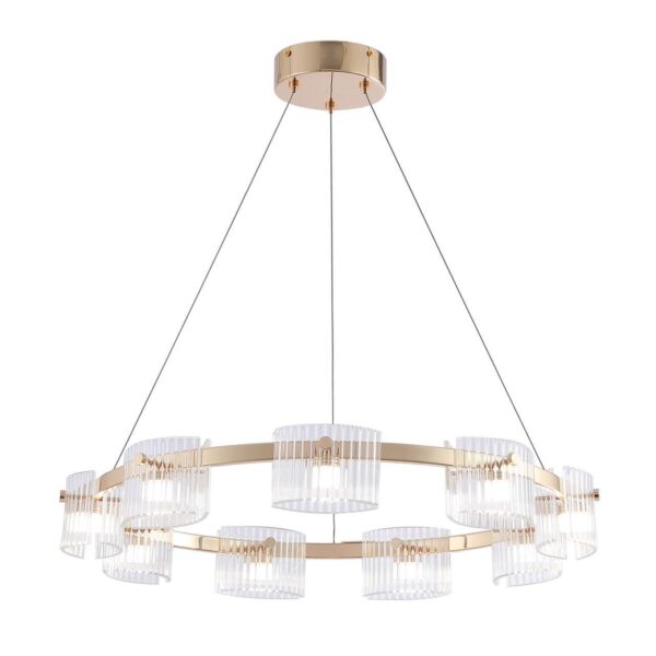 4248-9P, подвесная люстра, D620xH1300/1500, 9xLEDx5.5W, 1080LM, 4000K, included