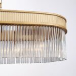 4200-12P, подвесная люстра, L1000xW320xH380/1220, 12xE14x40W, excluded — изображение 5