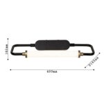 4100-1W, настенный светильник, D165xW400xH165, LEDx8W, 640LM, 4000K, included, switch — изображение 3