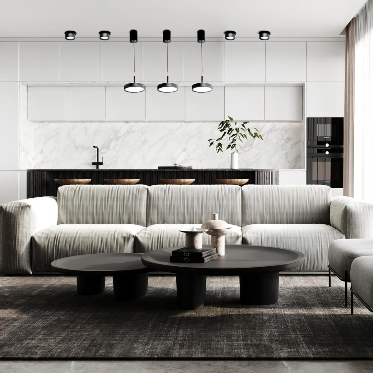 4511-1C, врезной светильник, D90xH70, cutout:D80, LEDx8W, 850LM, 4000K, IP20, CRI>90, included — изображение 4