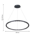 4321-8P, подвесная люстра, D800xH95/1670, LEDx48W, 1920LM, 4000K, included — изображение 2