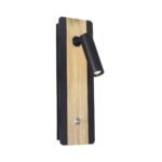 2897-1W, настенный светильник, D80xW100xH300, 1xLEDx3W, 157LM, 3000K, included, switch