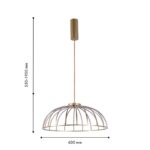 4286-6P, подвесная люстра, D600xH500/1900, LEDx60W, 5700LM, 4000K, included — изображение 3