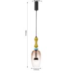 4463-1P, подвес, D150xH700/1800, LEDx9W, 1030LM, 4000K, included — изображение 3