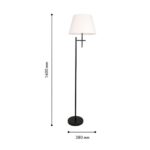 4621-1F, напольный светильник, D380xH1600, 1xE27x60W, excluded — изображение 3