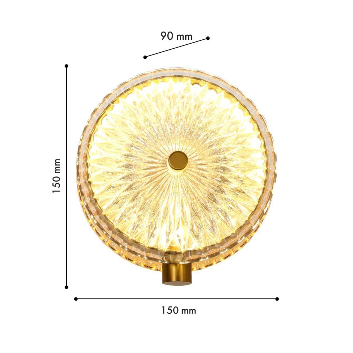 4488-1W, настенный светильник, D90xW150xH150, LEDx6W, 410LM, 4000K, included — изображение 2