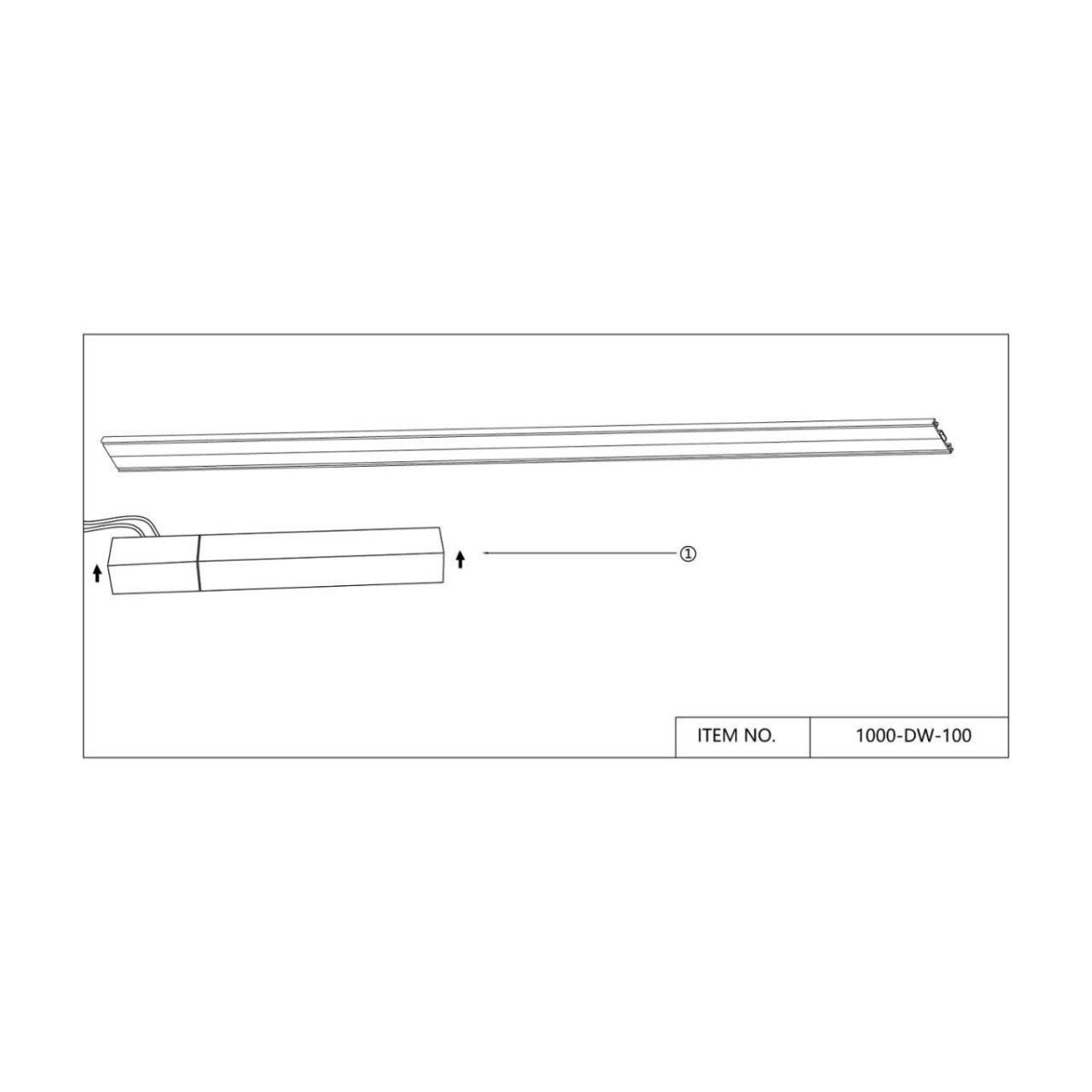 1000-DW-100, блок питания, L327xW32xH30, 100W, 42V, IP20 — изображение 3