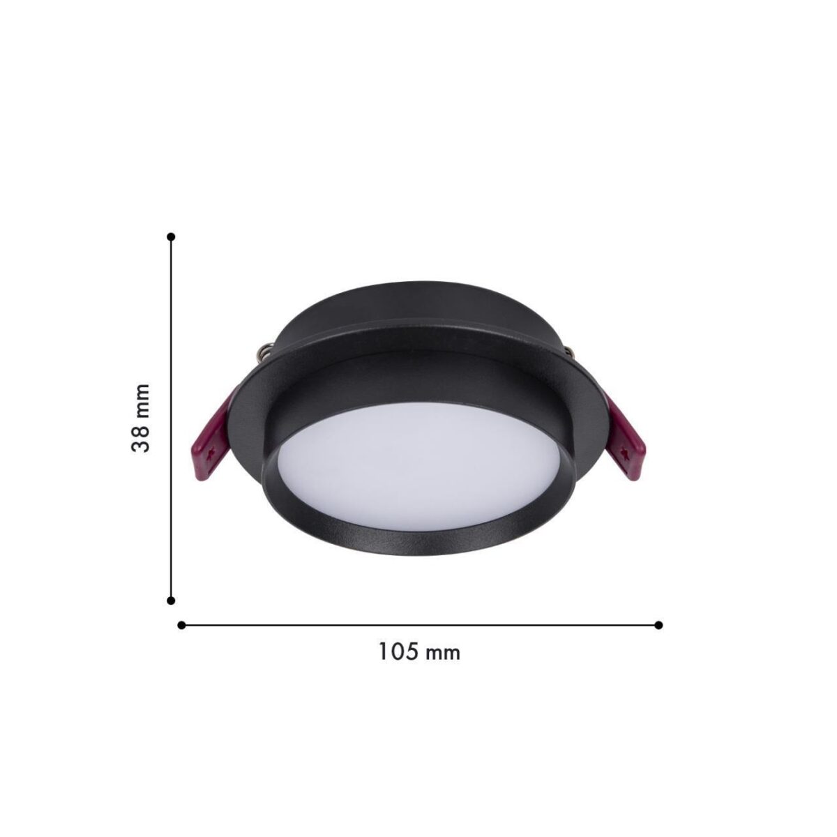 4538-1C, врезной светильник, D105xH38, cutout:D90, 1xGX53LEDx15W, IP20, excluded — изображение 3
