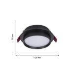 4538-1C, врезной светильник, D105xH38, cutout:D90, 1xGX53LEDx15W, IP20, excluded — изображение 3