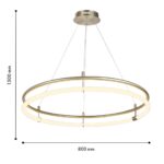 4629-8P, подвесная люстра, D800xH200/1500, LEDx30W, 3460LM, 4000K, included — изображение 3