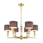 2609-6P, подвесная люстра, D660xH300/1350, 6xE14x40W, excluded