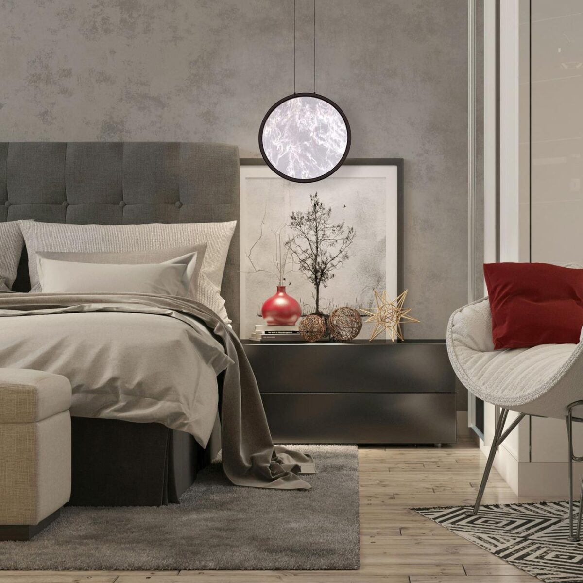 4375-6P, подвесная люстра, D1200xH770, 6xLEDx9W, 3240LM, 4000K, CRI>90, included — изображение 7