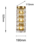 4090-3W, настенный светильник, D190xW115xH525, 3xE14x40W, excluded — изображение 4