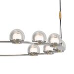 4291-12P, подвесная люстра, D820xH1500/1575, 12xLEDx7.2W, 7000LM, 4000K, included — изображение 3