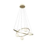 4185-6P, подвесная люстра, D600xH150/1200, 4xG9LEDx10W, excluded + LEDx70W + LEDx20W, 4725LM, 3000-6000K, included, remote control