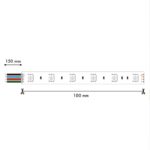 2001-71220, лента светодиодная, 5M, SMD5050, 12W/m, RGB, IP20