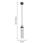 4703-1P, подвес, D65xH320/1500, LEDx5W, 325LM, 3000K, IP54, included — изображение 3